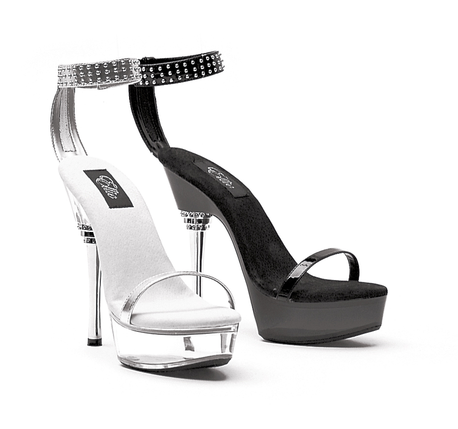 Rowena - 6 Inch Metallic Heel Sandal